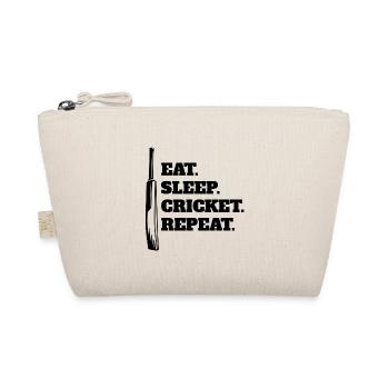 Kricket Team Cricket Geschenk Spruch Kricketfan - Bio-Täschchen - Natur - Vorne