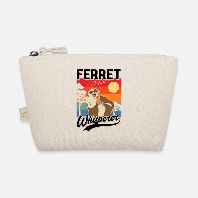 Frettchen Flüsterer Ferret Whisperer Bio-Täschchen