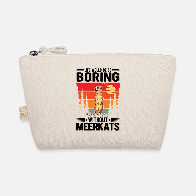 Erdmännchen Geschenk Meerkat Bio-Täschchen