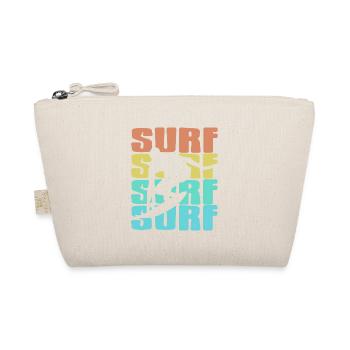 Rétro Vintage Surf Surf T-Shirt Cadeau Cadeau - Trousse biologique - nature - Devant