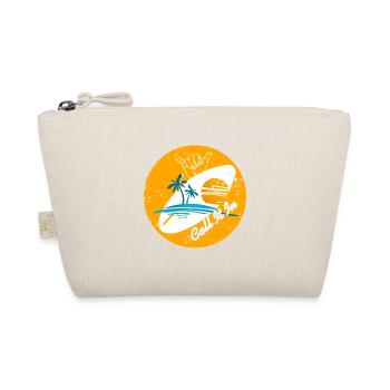 Appelez-le dans les conceptions de vacances de surf vintage - Trousse biologique - nature - Devant