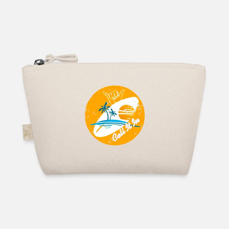 Appelez-le dans les conceptions de vacances de surf vintage Trousse biologique