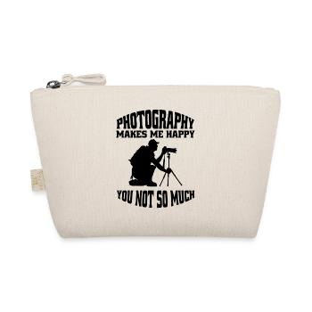 Photographers Photograph funny Photographer Camera - Organic Pouch - nature - Front