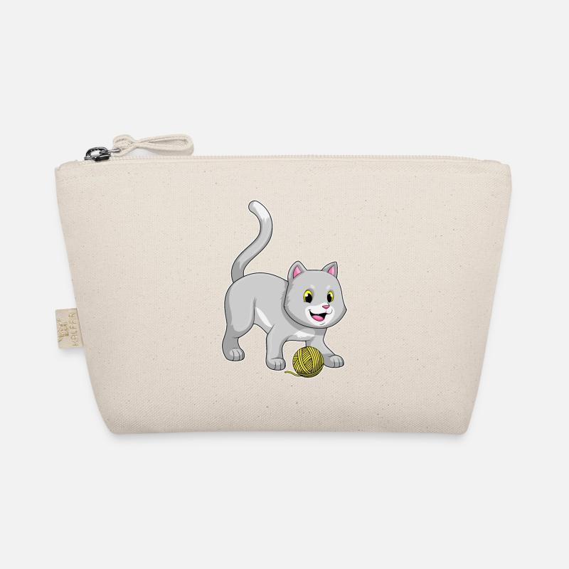 Chat avec boule de fil de laine Trousse biologique