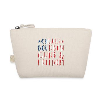 Cigars Bourbon Guns & Freedom - Bio-Täschchen - Natur - Vorne