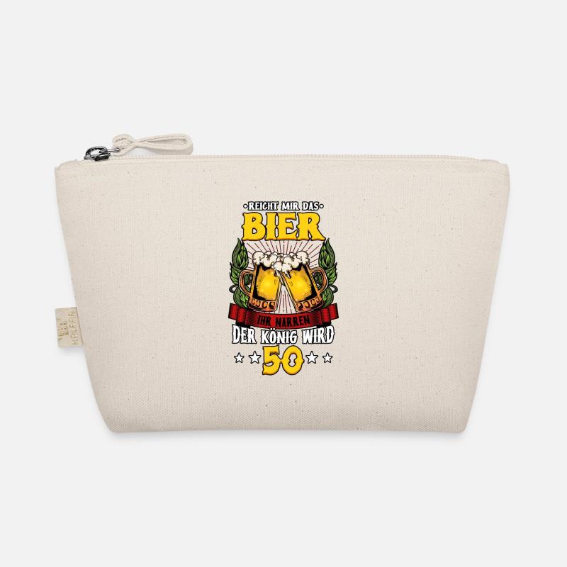 Reicht mir das Bier ihr narren der König wird 50 Bio-Täschchen