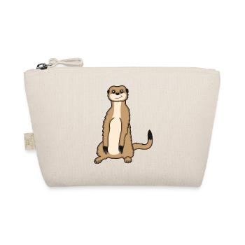 Meerkat Lover Gift Funny Animals - Organic Pouch - nature - Front