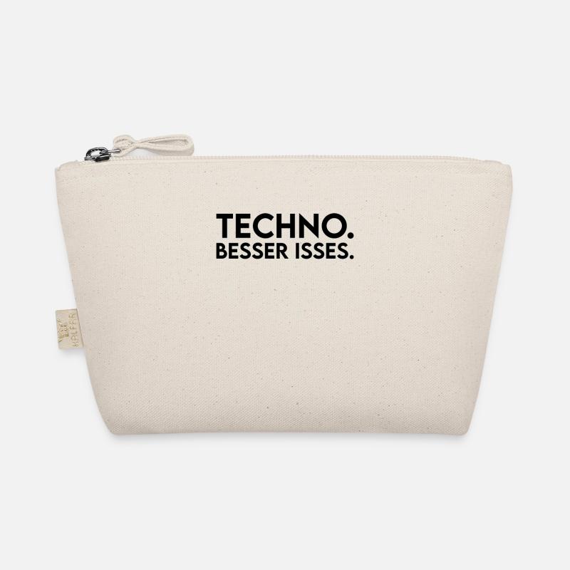 Techno Spruch Bio-Täschchen