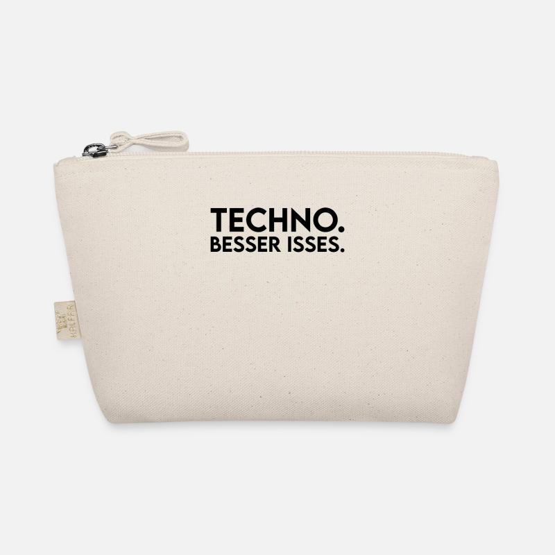 Techno Spruch Bio-Täschchen