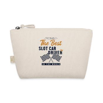 Best Slot Car Driver World Car Drag Racing Slot - Organic Pouch - nature - Front