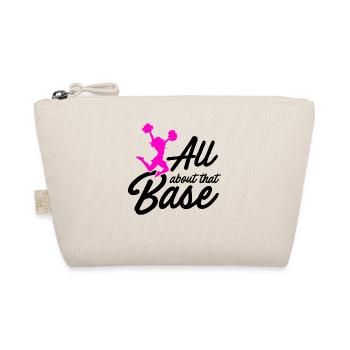 All About That Base Cheerleader Cheerleading Gymna - Bio-Täschchen - Natur - Vorne