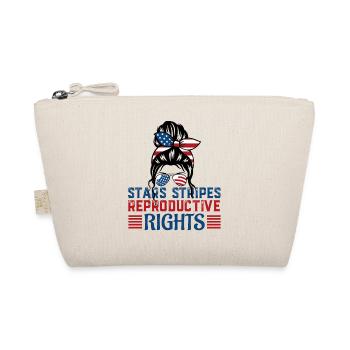 Stars Stripes Reproduktive Rechte 4. Juli Mama - Bio-Täschchen - Natur - Vorne