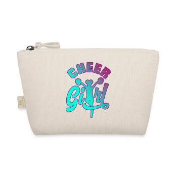 Cheer Girl Cheerleading Cheerleader Cheerdance Gym - Bio-Täschchen - Natur - Vorne