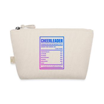 Cheerleader Nutritional Facts Cheerleading Cheerda - Bio-Täschchen - Natur - Vorne