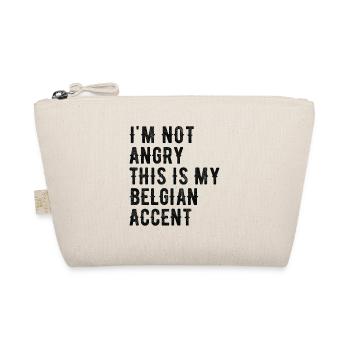 Je ne suis pas méchant, mon accent belge - Trousse biologique - nature - Devant