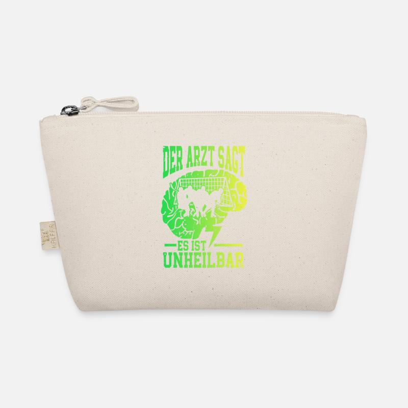 Eishockey Lustig - Bio-Täschchen - Natur