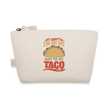 I Can't I'm On My Way To My Taco - Bio-Täschchen - Natur - Vorne