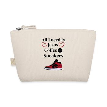 I just need Jesus, trainer and perfume - Organic Pouch - nature - Front