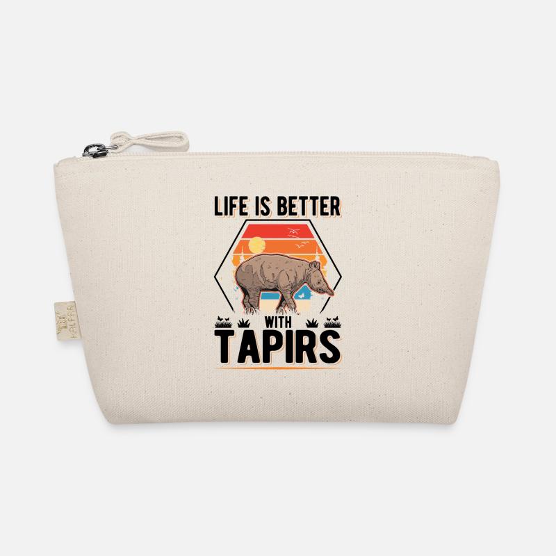 La vie est meilleure avec Tapirs Trousse biologique