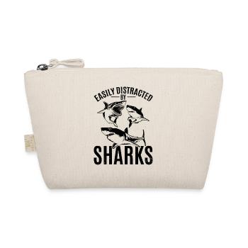 Great White Shark Love I am easily blown away by sharks - Organic Pouch - nature - Front