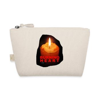 TOMZOFF Burning Heart - Bio-Täschchen - Natur - Vorne