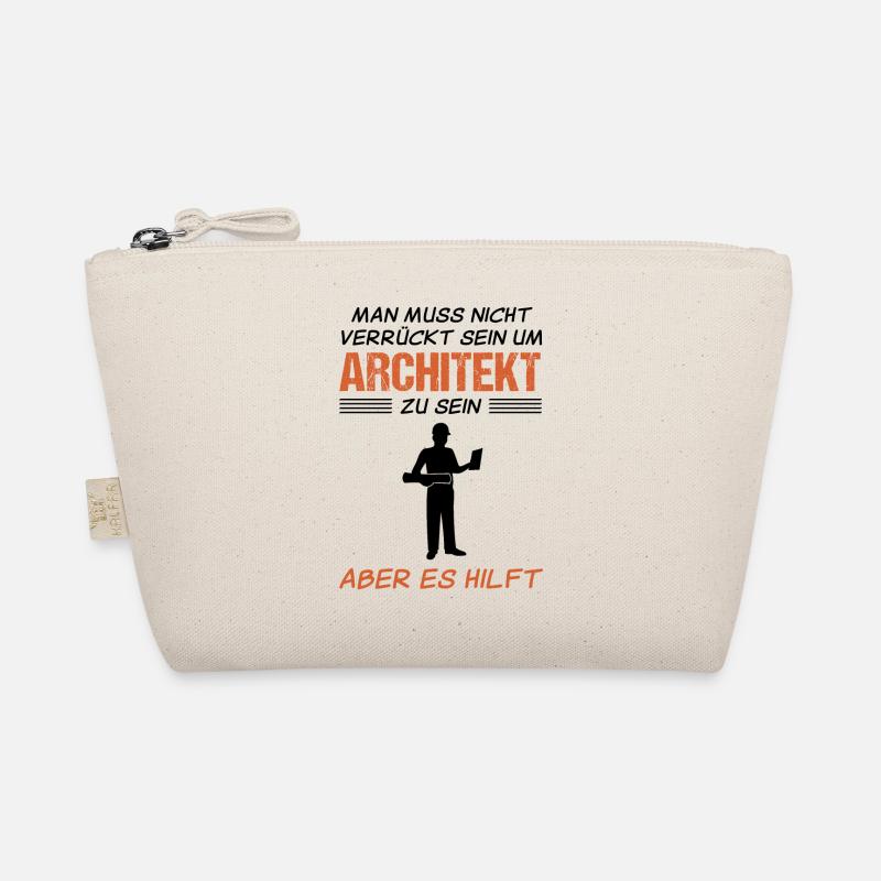 Architekt Lustiger Spruch Handwerker Geschenk Bio-Täschchen