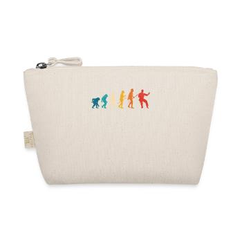 Karate Evolution of Man Funny Martial Artist - Organic Pouch - nature - Front