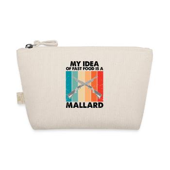 Fast Food Duck Hunting Hunter Duck Hunting Hunt - Organic Pouch - nature - Front