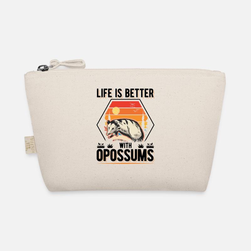 La vie est meilleure avec Opossums Possum Beutelratte Trousse biologique