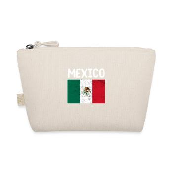 Vintage Mexiko Mexikanische Flagge Stolz Hispanic Heritag - Bio-Täschchen - Natur - Vorne