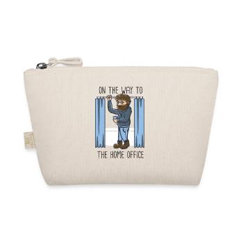 Funny Home Office Bathtub Sarcastic Business - Organic Pouch - nature - Front