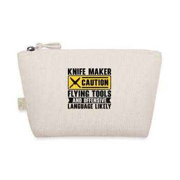 Knifemaking Knife Making Bladesmith Smithing Knife - Organic Pouch - nature - Front