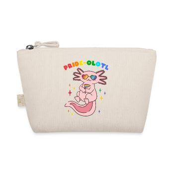 Axolotl Pride LGBTQ Stolz Geschenk - Bio-Täschchen - Natur - Vorne