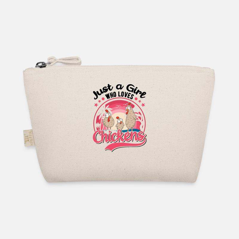 Hühner Mädchen Hühnchen Hühnerstall Bio-Täschchen