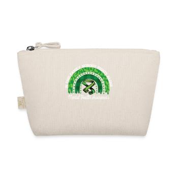 Mental Health Awareness Rainbow Green - Organic Pouch - nature - Front