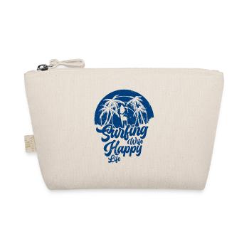 Surf femme Happy Life Wellenreiten Surfen Surfer - Trousse biologique - nature - Devant
