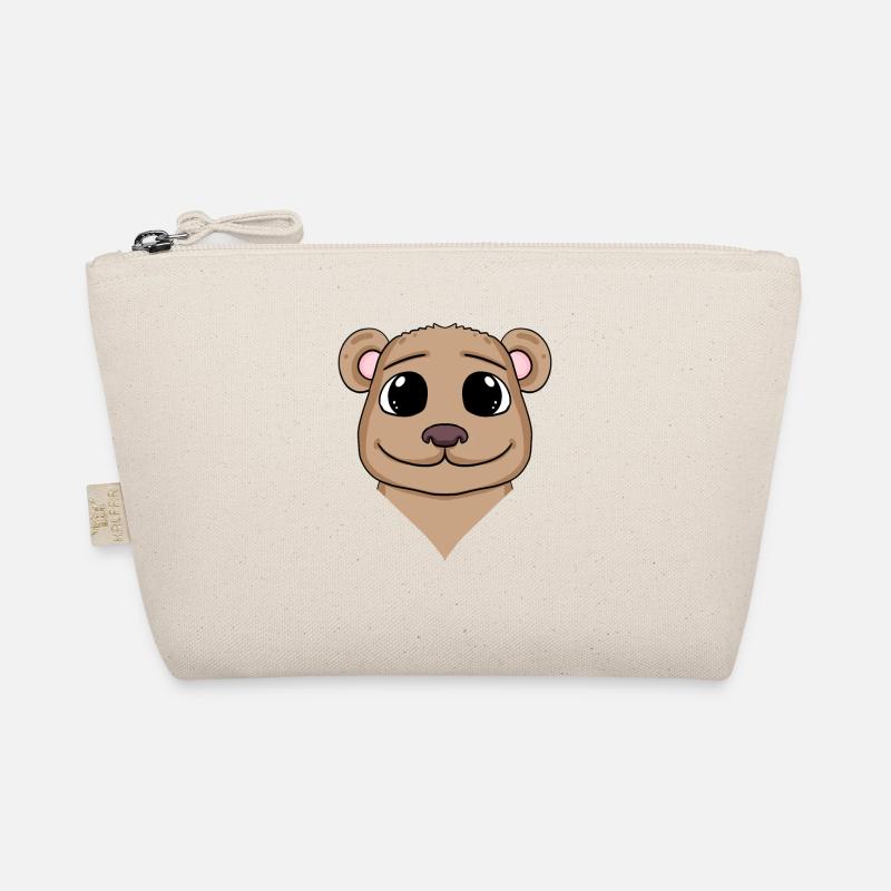 Brown Bear Cute Organic Pouch