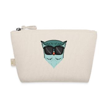 Cool owl with sunglasses - Organic Pouch - nature - Front