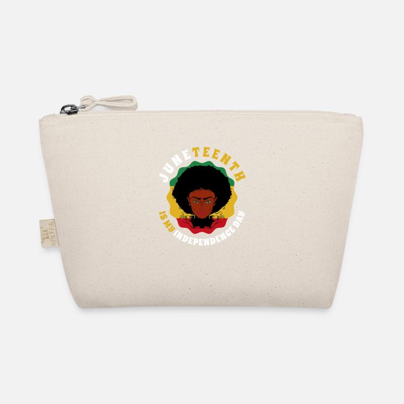 Juneteenth is my Independence Day Black Organic Pouch
