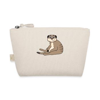 Meerkat Lover Gift Funny Animals - Organic Pouch - nature - Front