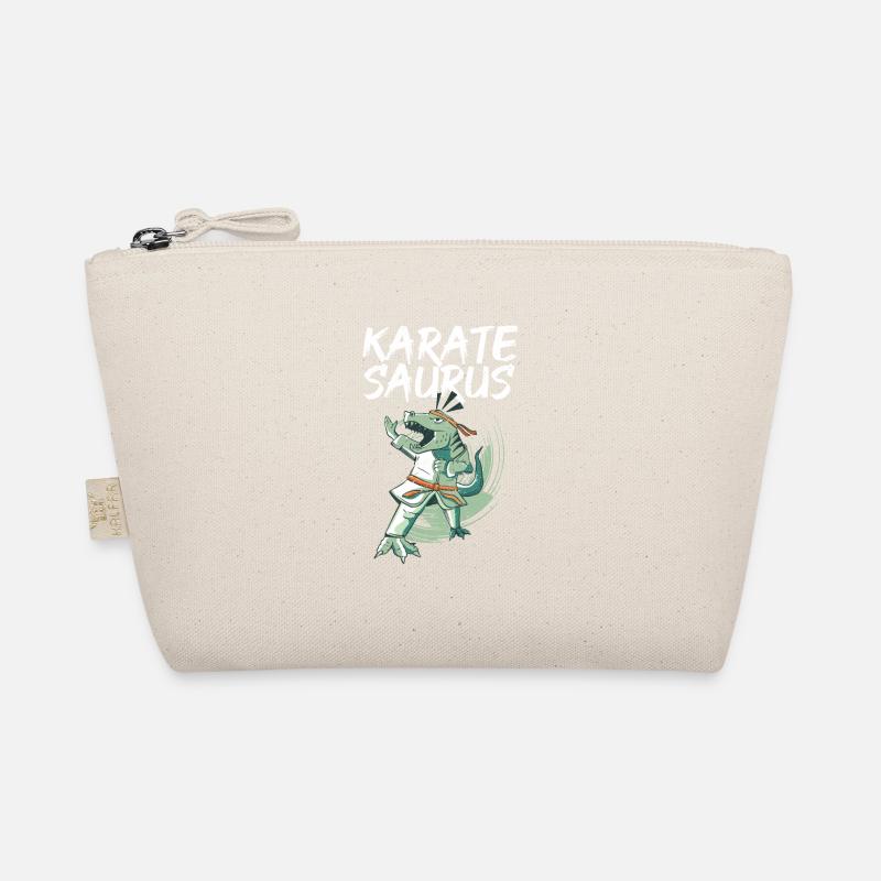 Trex Karate Funny Dinosaur Martial Arts Organic Pouch