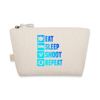 Paintball players Paintball play paintball - Organic Pouch - nature - Front