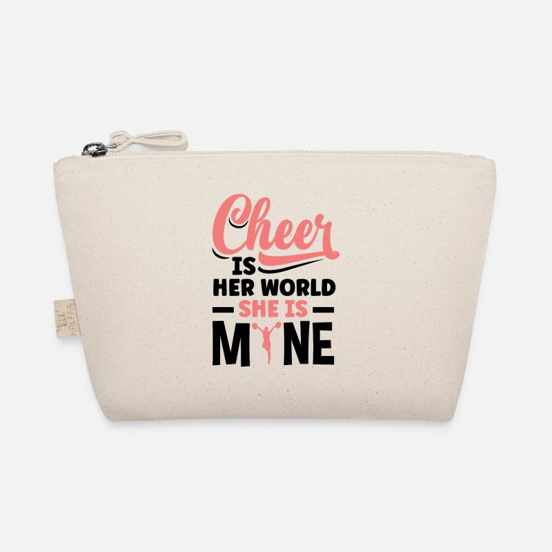 Cheer Is Her World She Is Mine Cheerleading Cheerd Bio-Täschchen