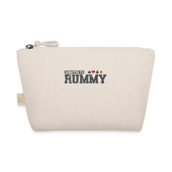 Addicted to Rummy Hobby Kartenspiel Romme - Bio-Täschchen - Natur - Vorne