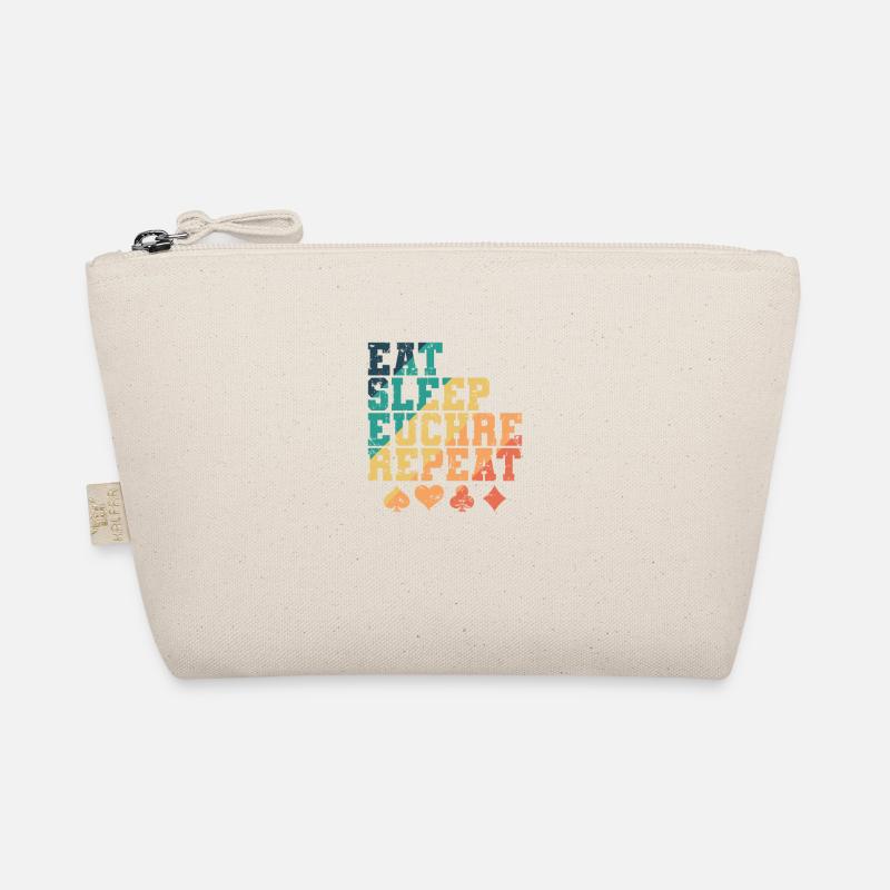 Eat Sleep Euchre Repeat Kartenspiel Karten Bio-Täschchen