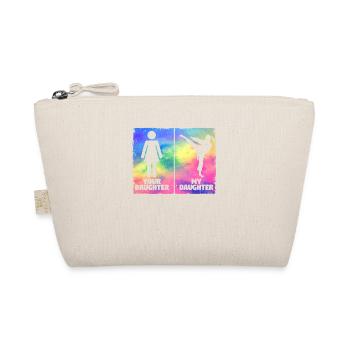 Martial Arts Lovers Proud Parent - Organic Pouch - nature - Front