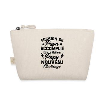 Mission papa accomplie être papy nouveau challenge - Trousse biologique - nature - Devant