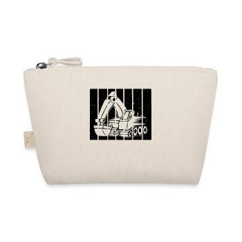 Excavator Driver Gift Retro Sunset - Trousse biologique - nature - Devant