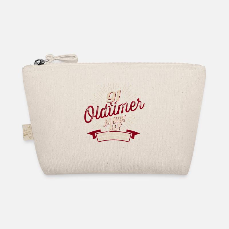 91. Geburtstag Oldtimer Bio-Täschchen