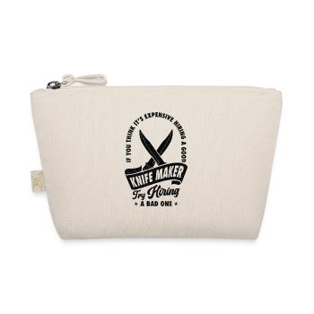 Knifemaking Knife Making Bladesmith Smithing Knife - Organic Pouch - nature - Front